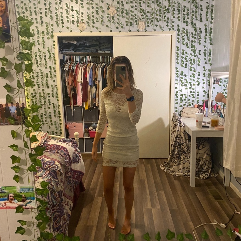 White dress